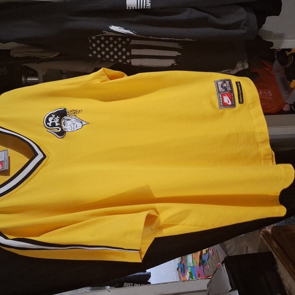 NIKE COOPERSTOWN  COLLECTION PITTSBURGH  PIRATES #21 ROBERTO CLEMENTE JERSEY - Picture 2 of 4